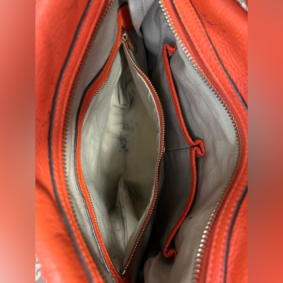 Tory Burch Fire Orange Amalie 2 way bag - Picture 14 of 16